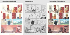 Charly tome 12 - Planche originale couleur trait page 27 Charly tome 12 - Planche originale couleur trait page 27