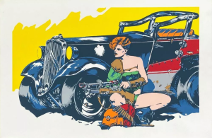 Sérigraphie - Citroën et la BD de Tanino Liberatore