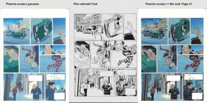 Charly tome 12 - Planche originale couleur trait page 31 Charly tome 12 - Planche originale couleur trait page 31