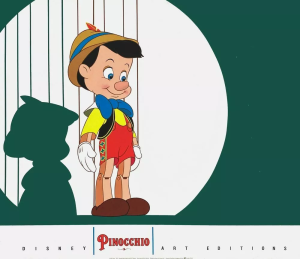 Sérigraphie - Pinocchio Disney