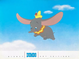 Sérigraphie - Dumbo Disney