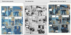 Charly tome 12 - Planche originale couleur trait page 35 Charly tome 12 - Planche originale couleur trait page 35