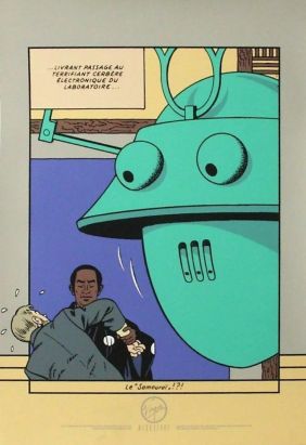 Sérigraphie Blake et Mortimer - Le Samouraï
