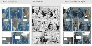 Charly tome 12 - Planche originale couleur trait page 39 Charly tome 12 - Planche originale couleur trait page 39
