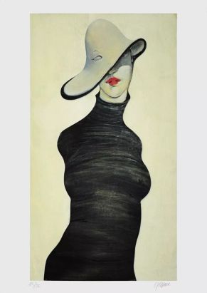 Estampe Chapeau Jean-Pierre Ceytaire