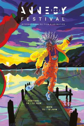 Affiche Festival Animation Annecy 2021 40x60