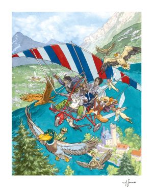Affiche Sevrier BD 2024 - Guarnido numérotée et signée