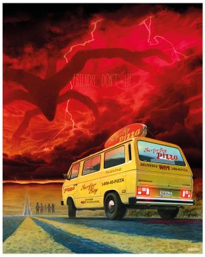 Affiche Banncars - Stranger Things Van
