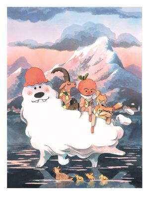 Affiche Amélie Fléchais - Cumulus Canis Lupus (n&s)