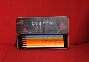 Boîte à crayons graphites Festival Animation Annecy 2024