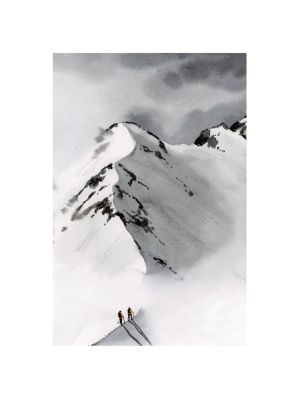 Affiche "Vanoise n°3" Lauriane Miara (30x40cm) numérotée et signée