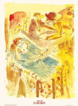 Affiche La Java bleue ; Sfar ; 50x70