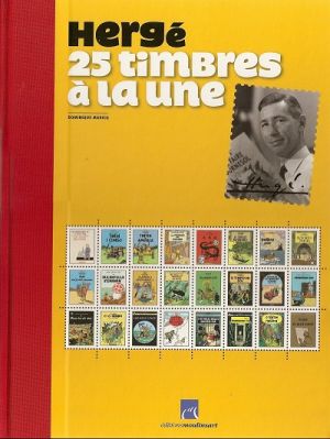 Hergé, 25 timbres à la une (numéroté)