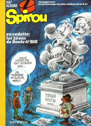 (Recueil) Spirou (Album du journal) tome 155 - Spirou album du journal (éd. 1980)