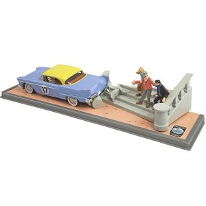 Figurine Tintin ; Cadillac Eldorado