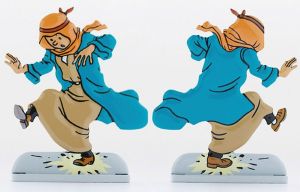 Tintin Relief ; Tintin au Pays de l'Or Noir