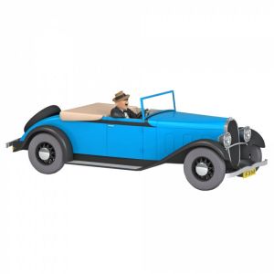Voiture de collection Tintin - La décapotable de Gibbons Nº46 1/24