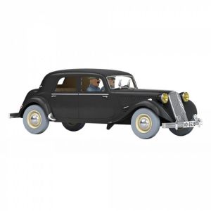 Voiture de collection Tintin - La 15CV des agents bordures Nº48 1/24 Voiture de collection Tintin - La 15CV des agents bordures Nº48 1/24