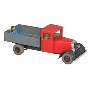 Voiture de collection Tintin - Le camion rouge dans Le Lotus Bleu Nº49 1/24 Voiture de collection Tintin - Le camion rouge dans Le Lotus Bleu Nº49 1/24