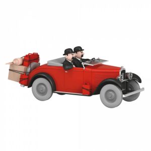 Voiture de collection Tintin - Les Dupondt dans la 201 cabriolet Nº56 1/24
