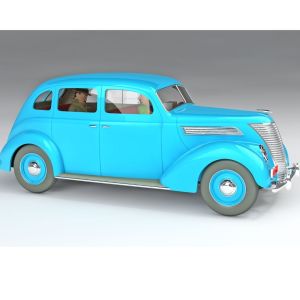 Voiture de collection Tintin - Le Taxi de Marc Charlet n°58 1/24 Voiture de collection Tintin - Le Taxi de Marc Charlet n°58 1/24