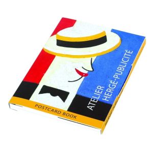 Set de 16 cartes postales : Hergé publicité