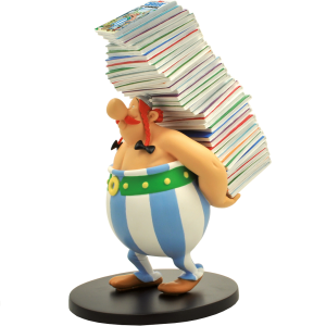 Obélix pile d'albums