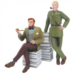Figurine Blake et Mortimer - Pile d'albums
