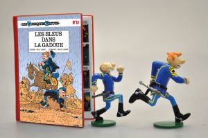 Figurine Les Tuniques Bleues - Les Bleus dans la gadoue Figurine Les Tuniques Bleues - Les Bleus dans la gadoue