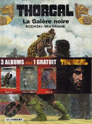 thorgal ; coffret la galère noire ; tomes 4 à 6