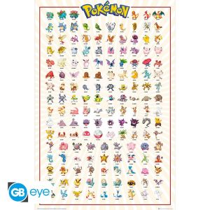 Pokémon Poster Kanto 151