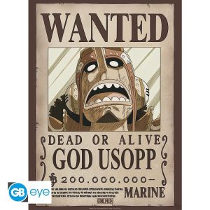 Poster Wanted God Usopp - One Piece