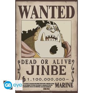 Poster Wanted Jinbe Wano (52 x 38 cm)