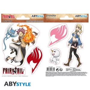 Mini stickers Natsu et Lucy (16 x 11 cm)
