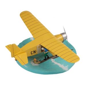 Figurine Tintin ; Hydravion CN-3411 - Numéroté & limité