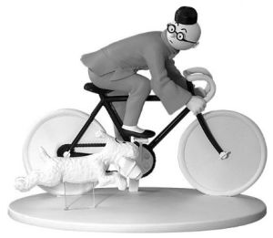 Tintin et Milou vélo