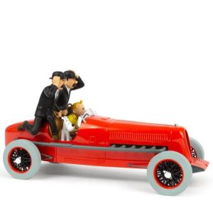 Le bolide rouge (Les Cigares du Pharaon) - Les Voitures Tintin au 1/12