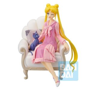 Figurine Usagi ＆ luna antique style ichibansho figure (sailor moon)