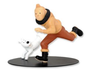 Figurine Tintin ; aviateur Figurine Tintin ; aviateur