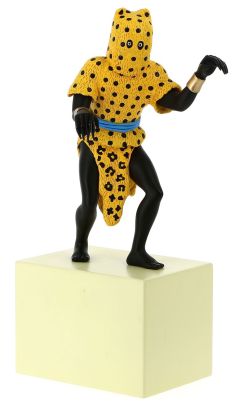 Tintin -  Statuette l'homme-léopard