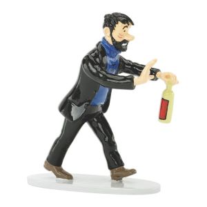 Figurine Tintin ; Haddock Bouteille