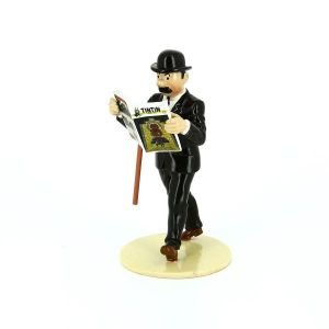 Figurine Dupont lit - Lisez Tintin