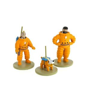 Tintin coffret Lune - 3 mini figurines – série limitée