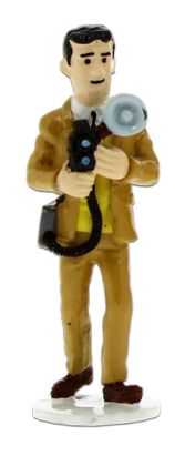 Figurine plomb Tintin - Gino - Carte de voeux 1972