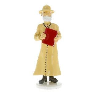 Figurine Tintin - Père Missionnaire Carte de voeux 1972