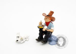 Figurine Tintin en Amérique