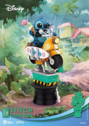 Figurine Diorama coin ride Stitch D-Stage
