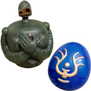 Figurine Ghibli - Amulette & Robot Figurine Ghibli - Amulette & Robot
