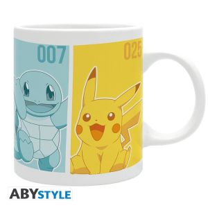 Mug Pokémon starters 1ère génération