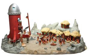 Le Cosmoschtroumpf et le Village Schlips